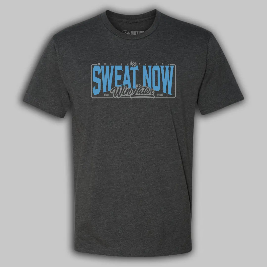 Sweat Now Tee - Charcoal