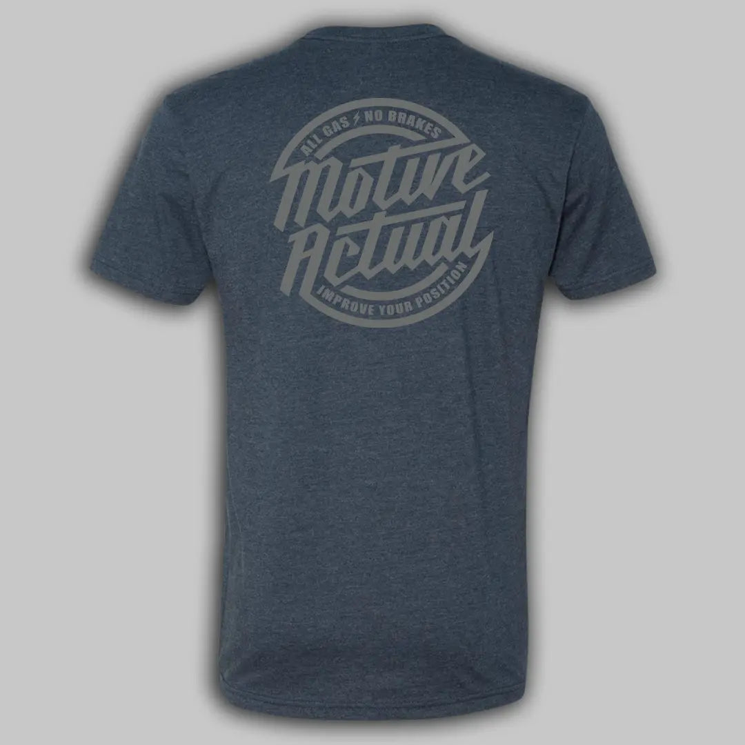 All Gas Tee - Midnight Blue