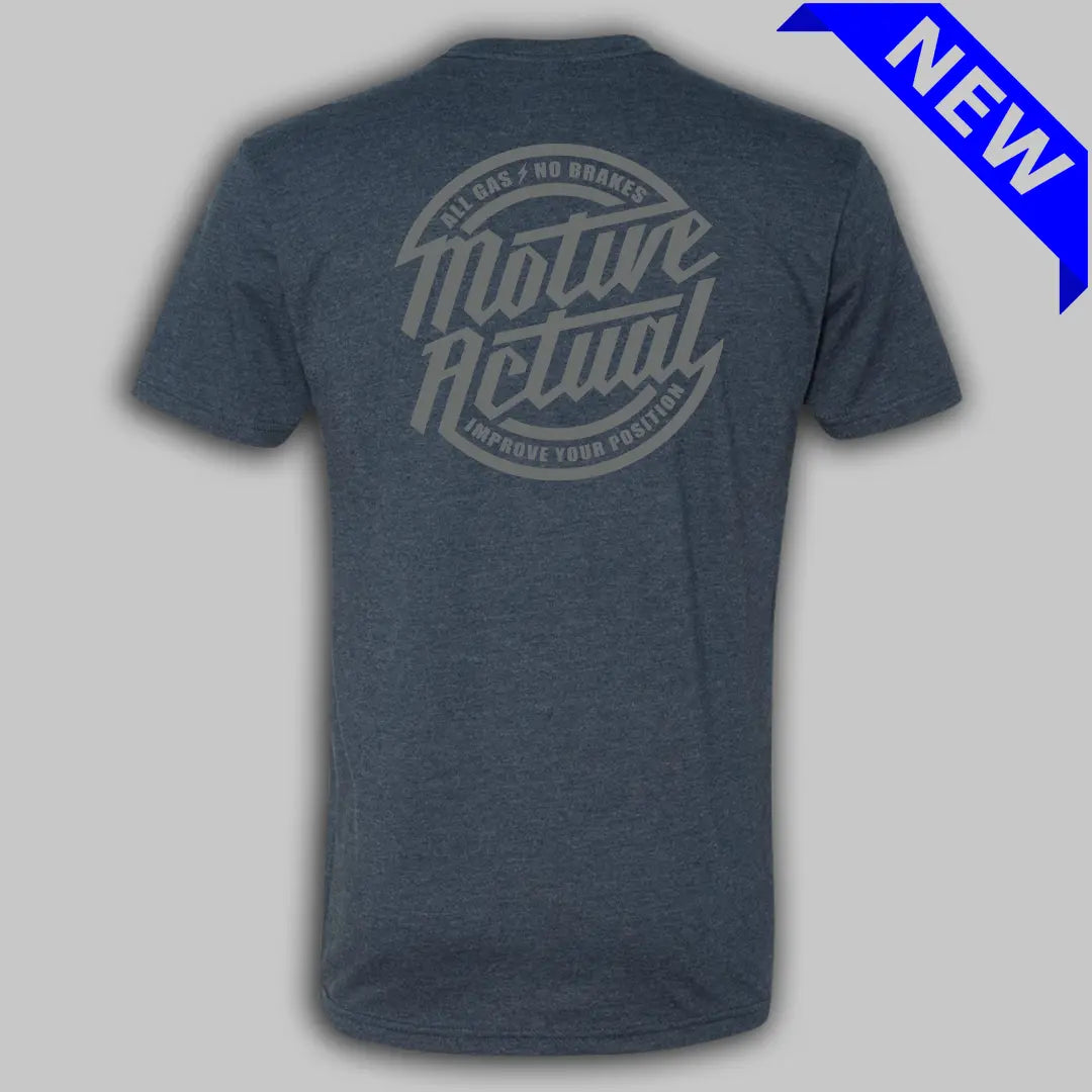 All Gas Tee - Midnight Blue