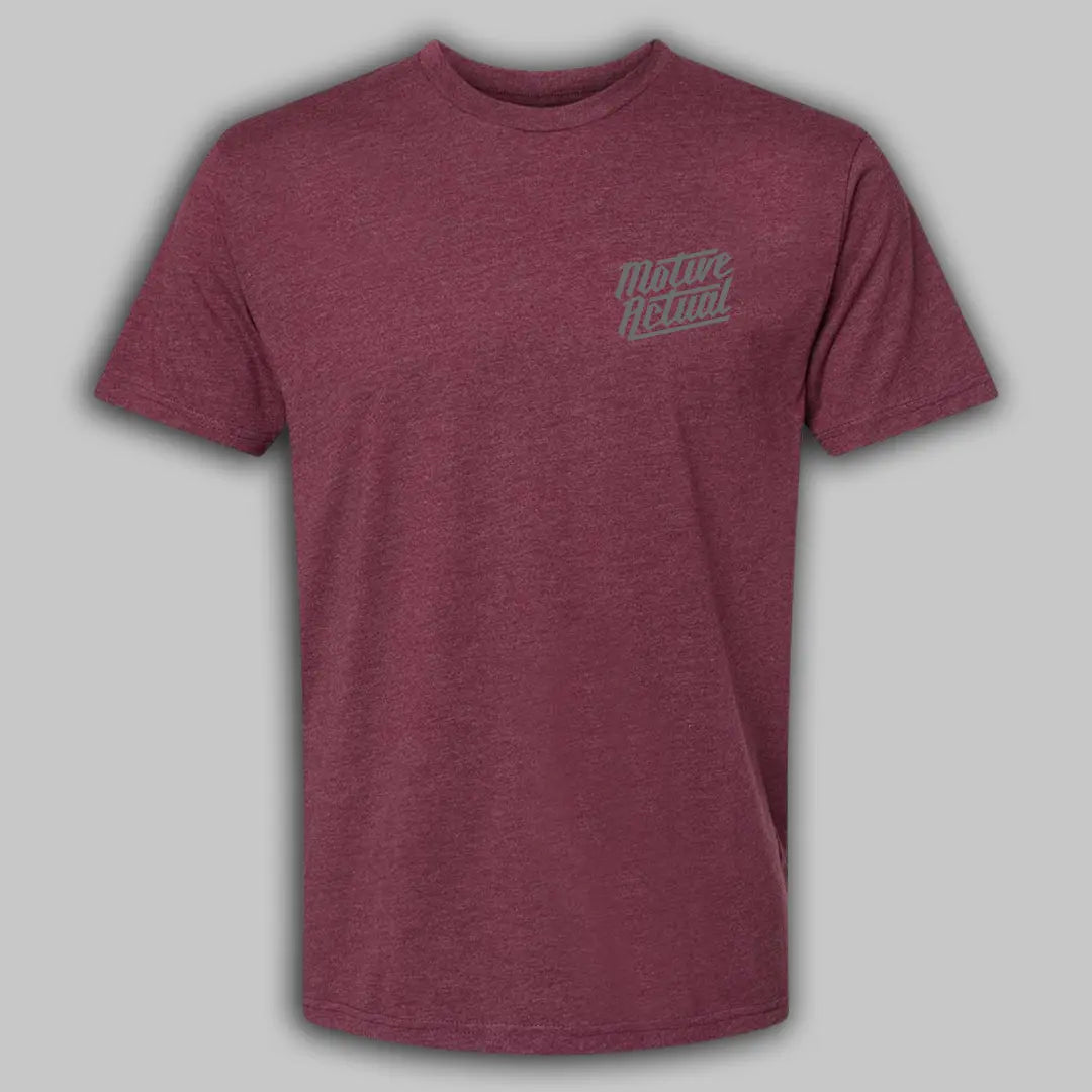 All Gas Tee - Maroon