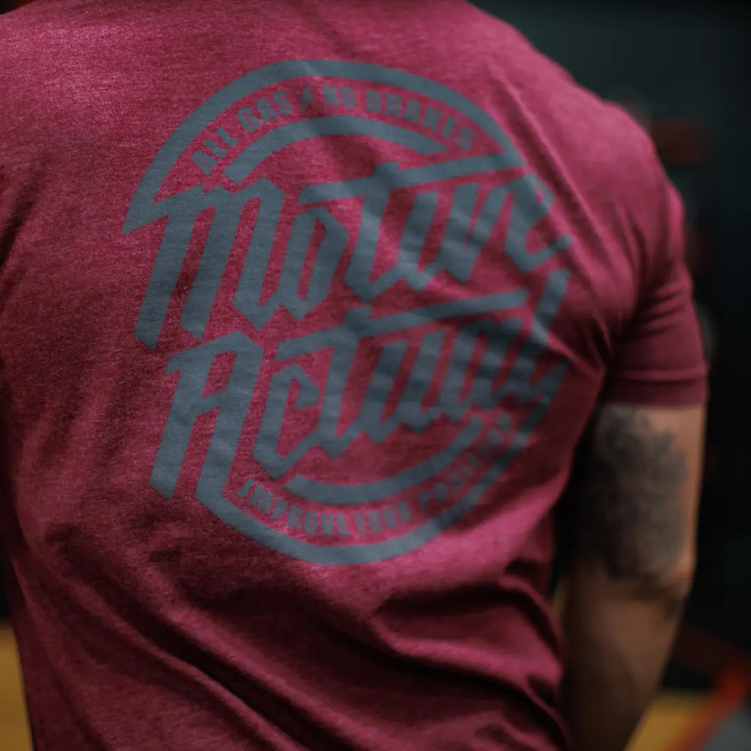 All Gas Tee - Maroon