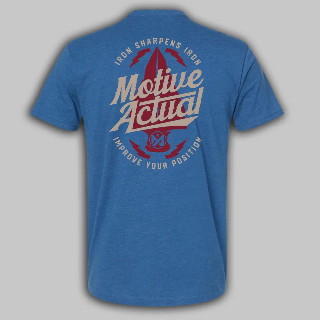 Iron Tee - Cool Blue
