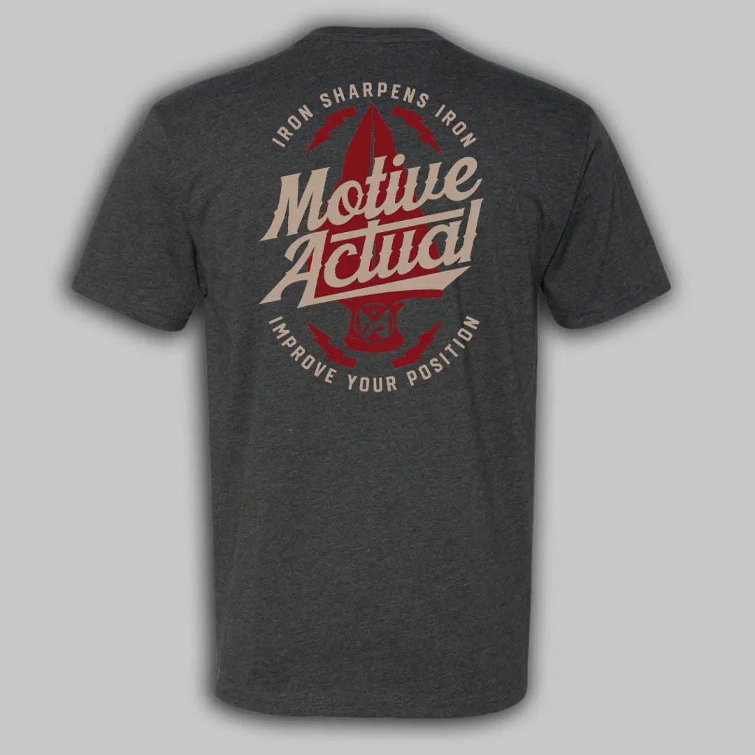 Iron Tee - Charcoal